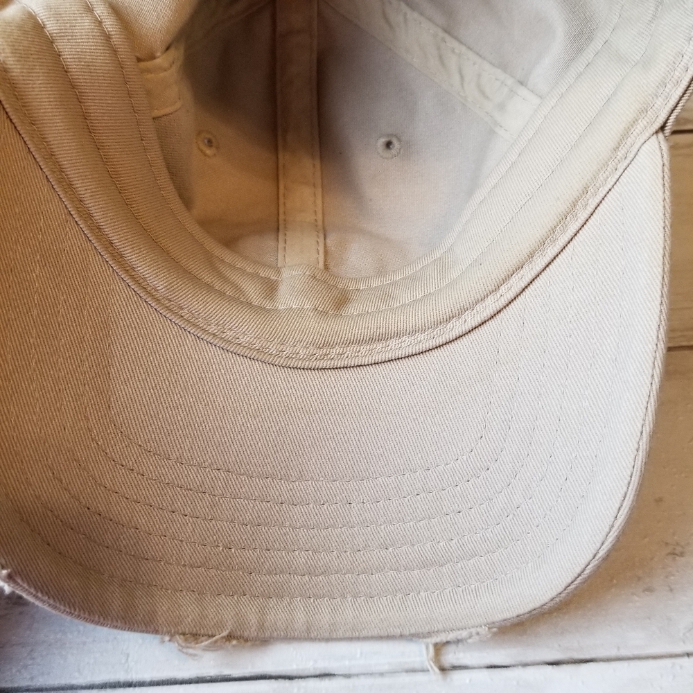 Budweiser Distressed Patch Hat Adjustable Strap S… - image 7